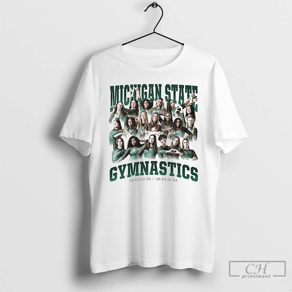 Classic Michigan State Spartans Womens Gymnastics 2026 T Shirts