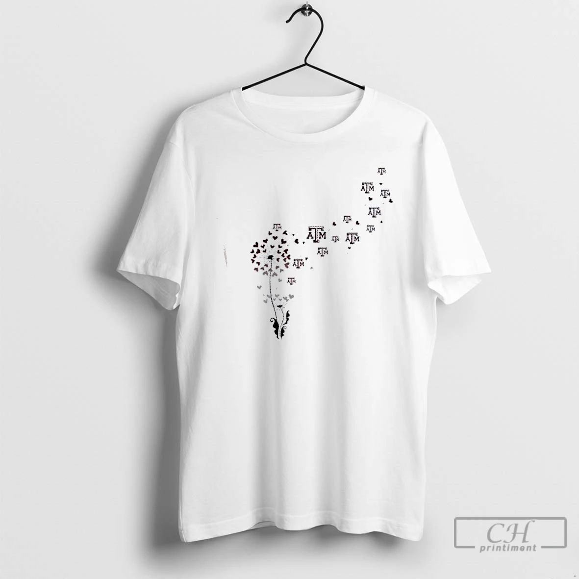 Classic Dandelion Flower Texas Am Aggies Football Logo T Shirts