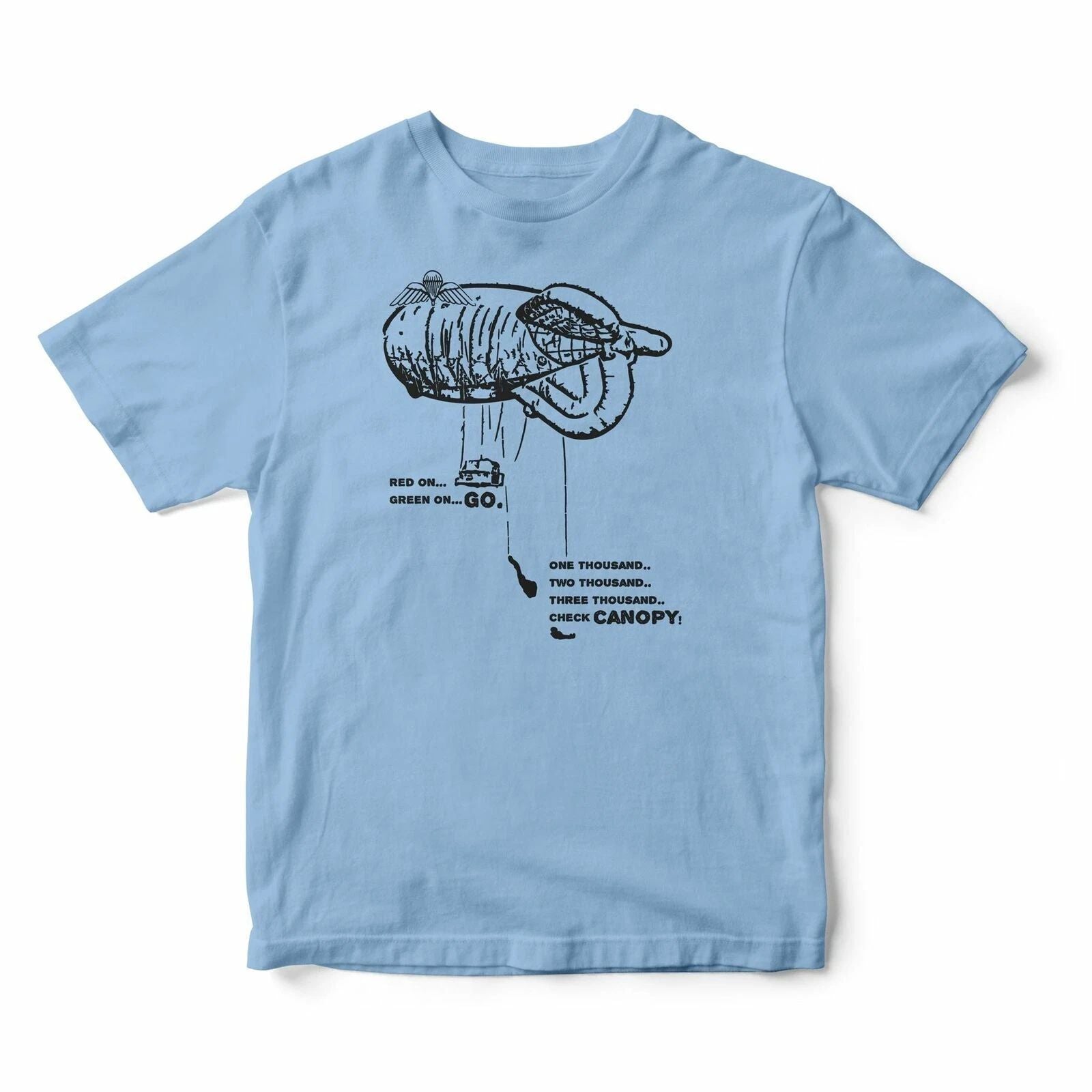 British Airborne Forces The Paras Paratroopers - The Balloon jump T-Shirt