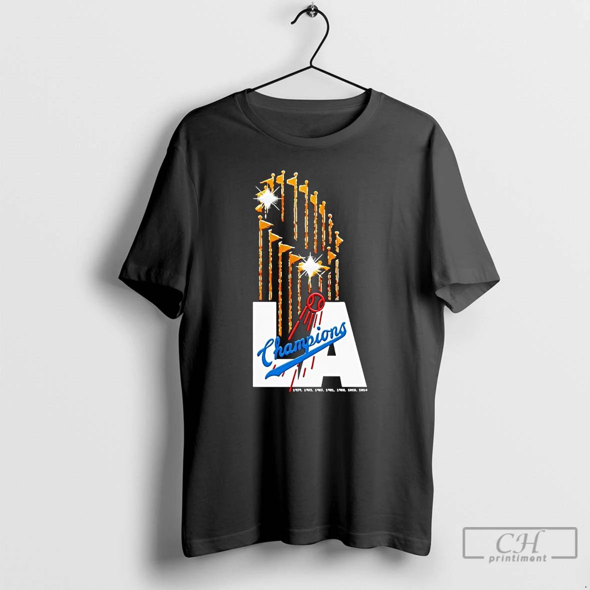 Classic Los Angeles Dodgers 2025 Champions Trophy T Shirts