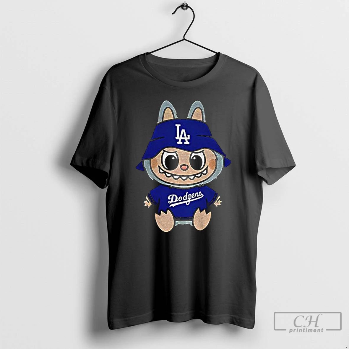 Premium Funny Labubu Meme Los Angeles Dodgers Baseball World Series 2025 Champions T Shirts