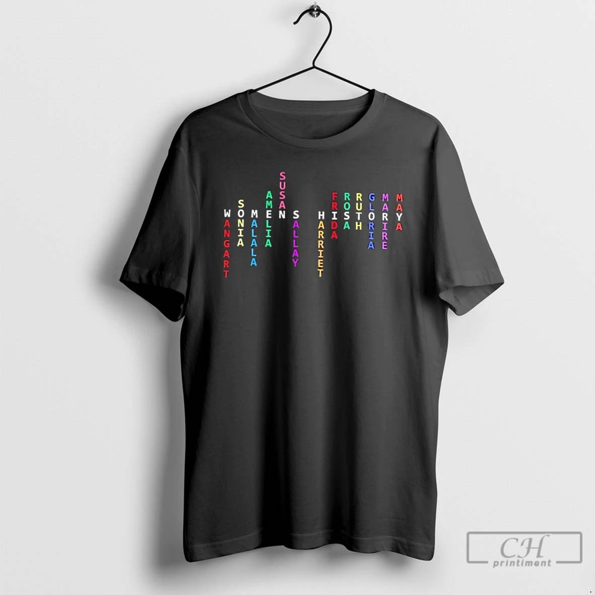 Premium Womens History Wangart Sonia Malala Amelia Susan Sally T Shirts