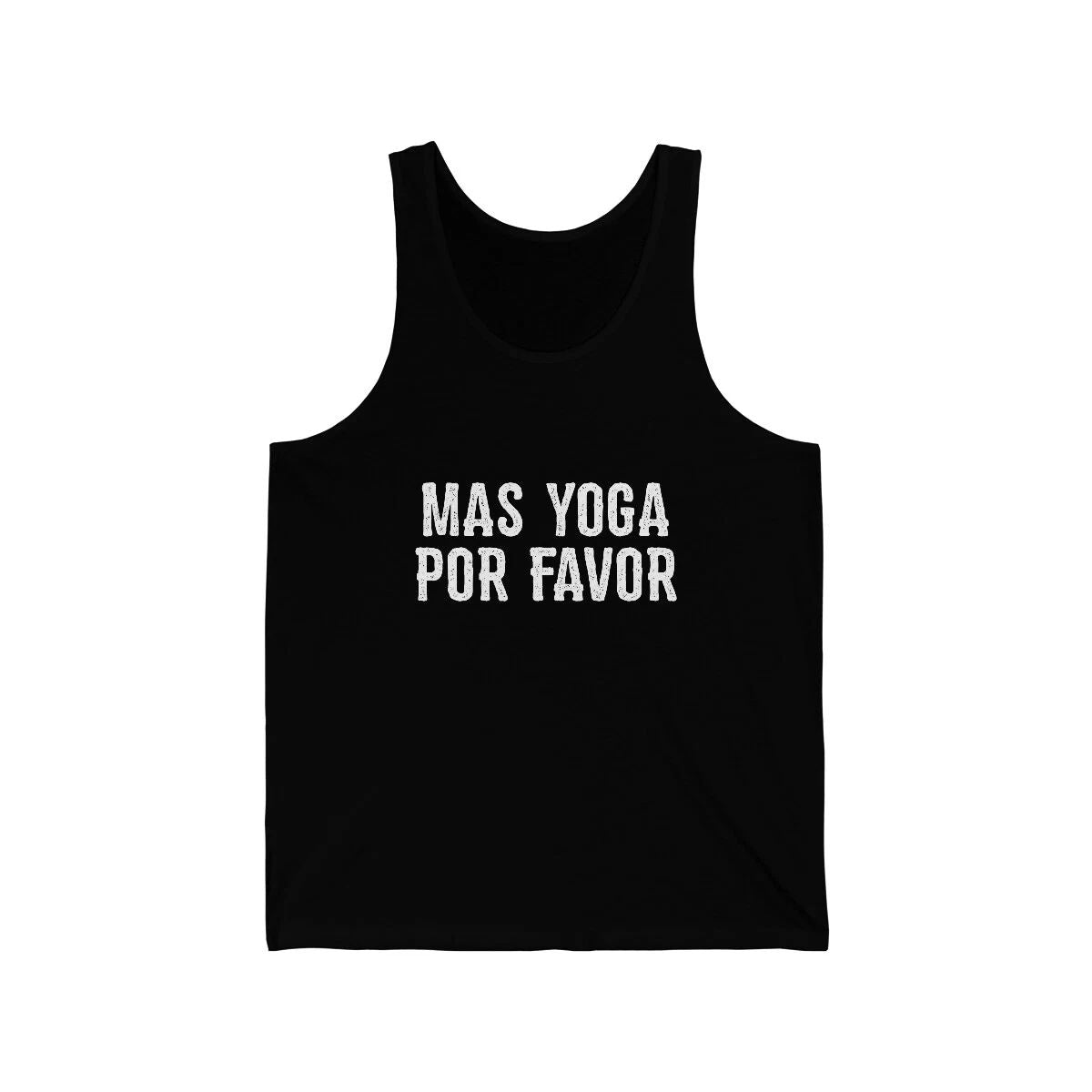Mas Yoga Por Favor Unisex Tank Top