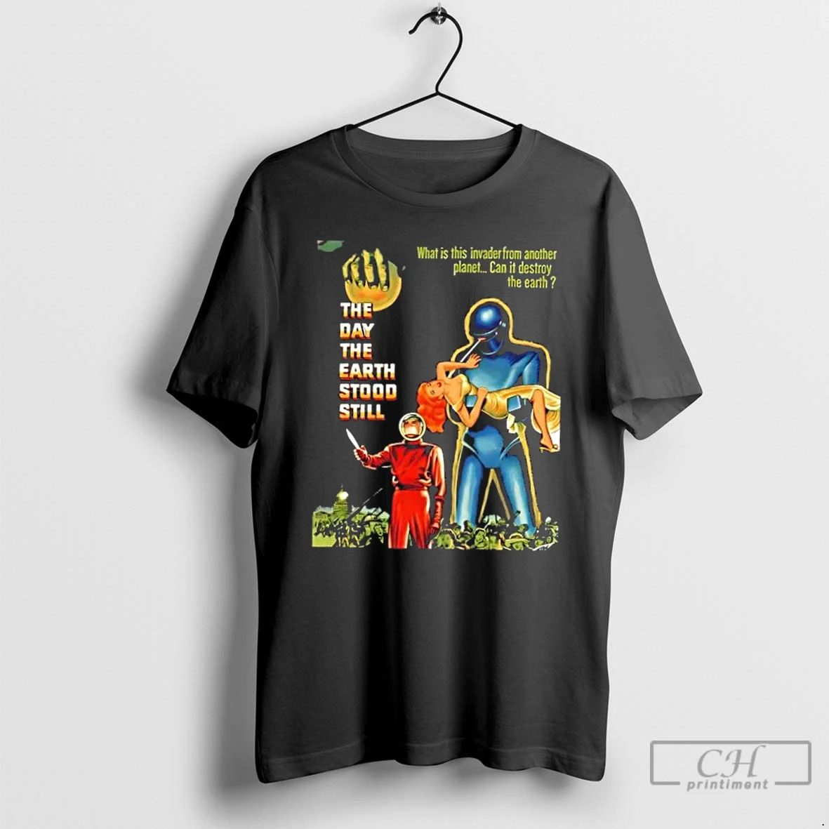 Classic The Day The Earth Stood Still 1951 Movie Vintage T Shirts