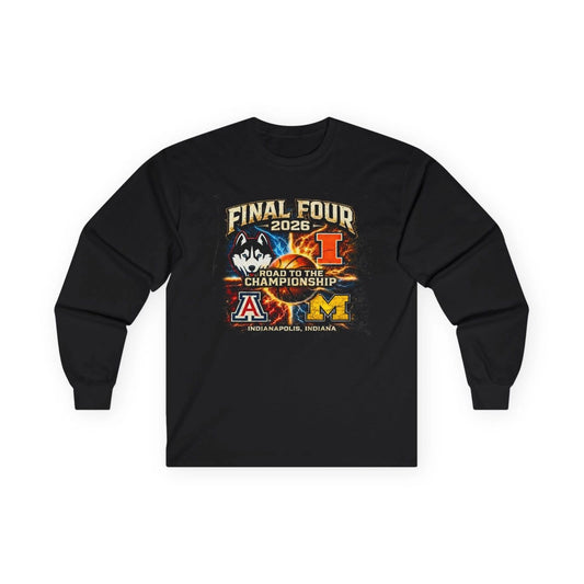 2026 Final Four Basketball Unisex Ultra Cotton Long Sleeve Tee