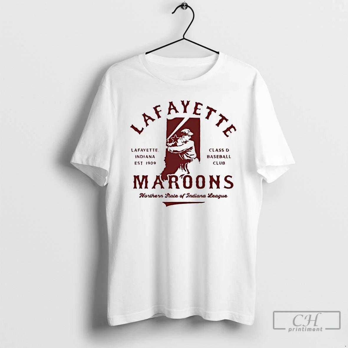 Premium Lafayette Maroons Indiana Vintage Defunct Baseball Teams T Shirts