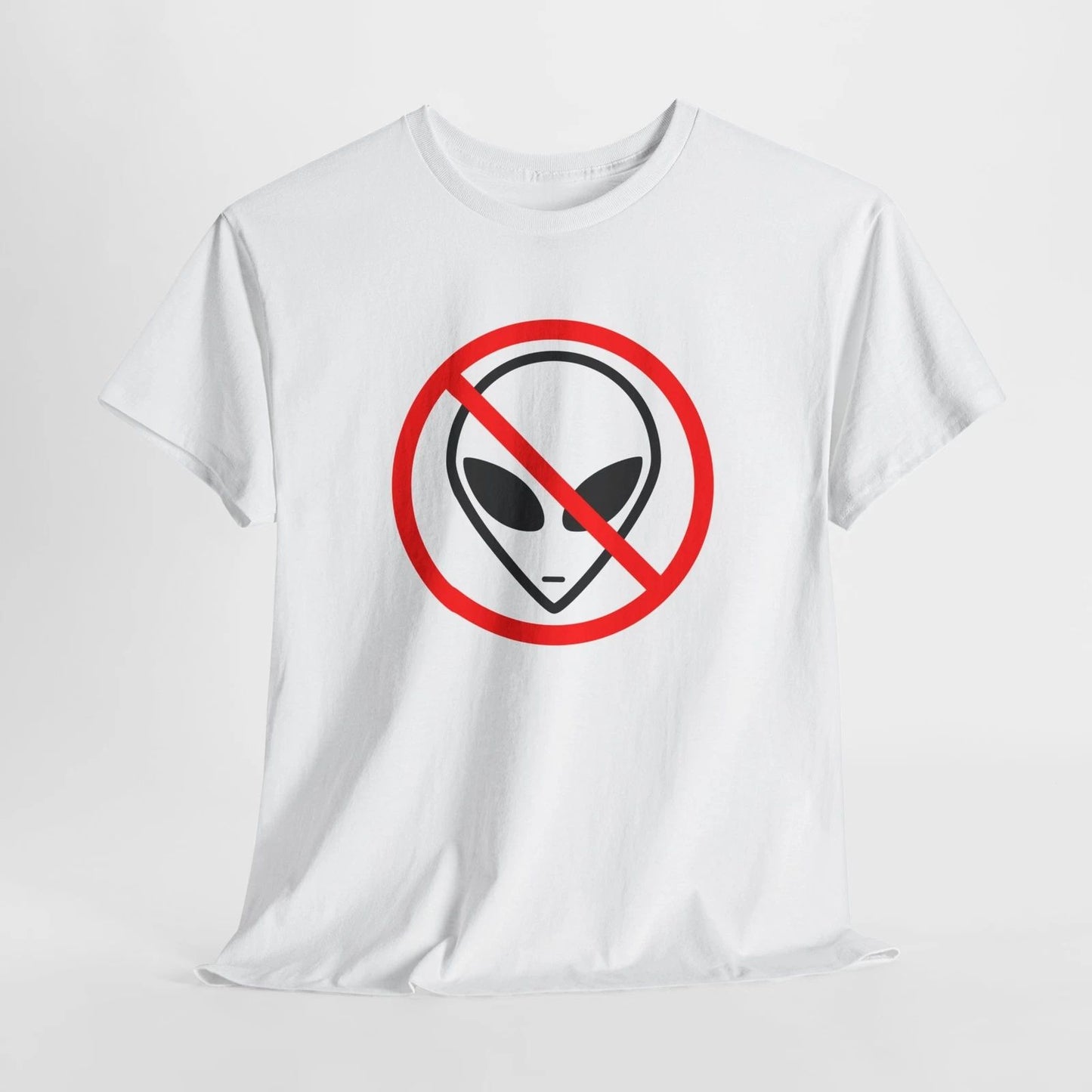 No Aliens Unisex Tee, Space T-Shirt, Sci-Fi Graphic Top, Extraterrestrial Shirt,