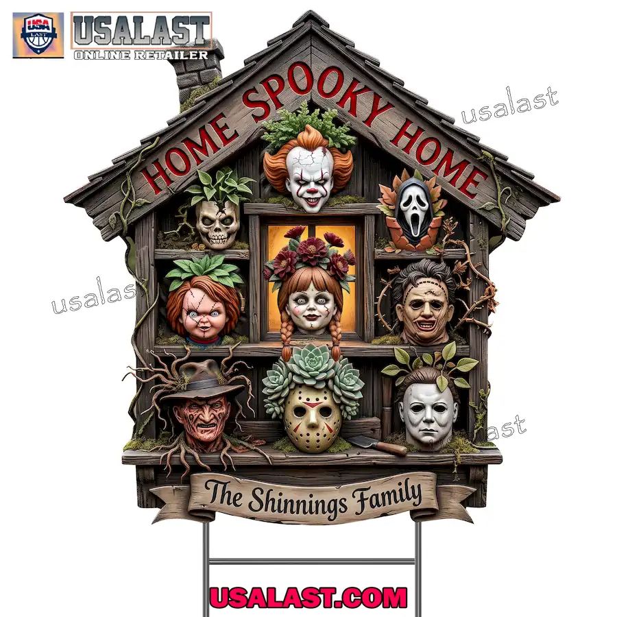 Horror Characters Spooky Home Halloween 2026 Custom Yard Sign