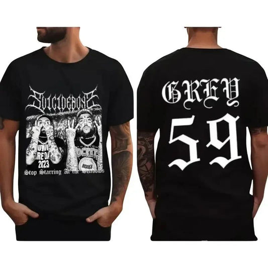 Suicideboys Street Style Grey 59 Grey Day Tour 2025 Music Concert T-shirt