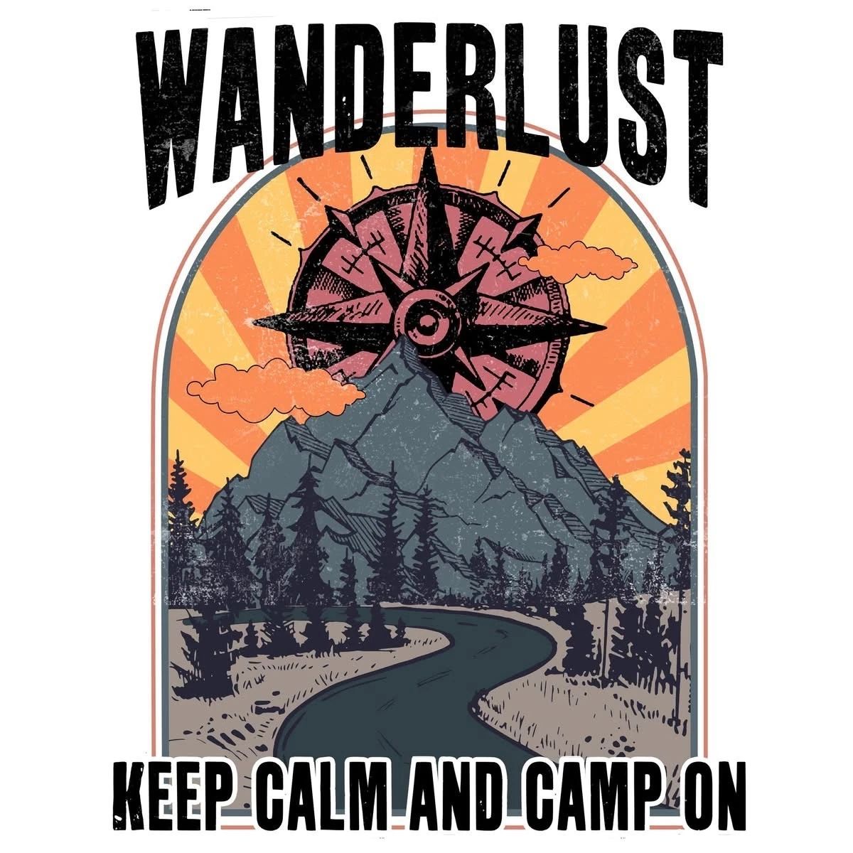 Wanderlust Cactus Tee Bison Silhouette Boho Adventure Shirt Sizes S-3X