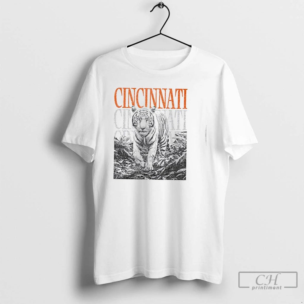 Premium Cincinnati Cyclones Jungle Vibes White Tiger T Shirts