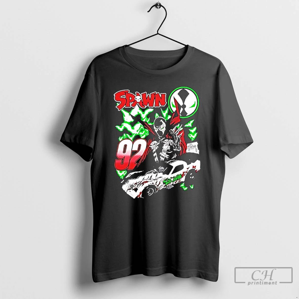 Classic Spawn 92 Todd Mcfarlane Graphic T Shirts