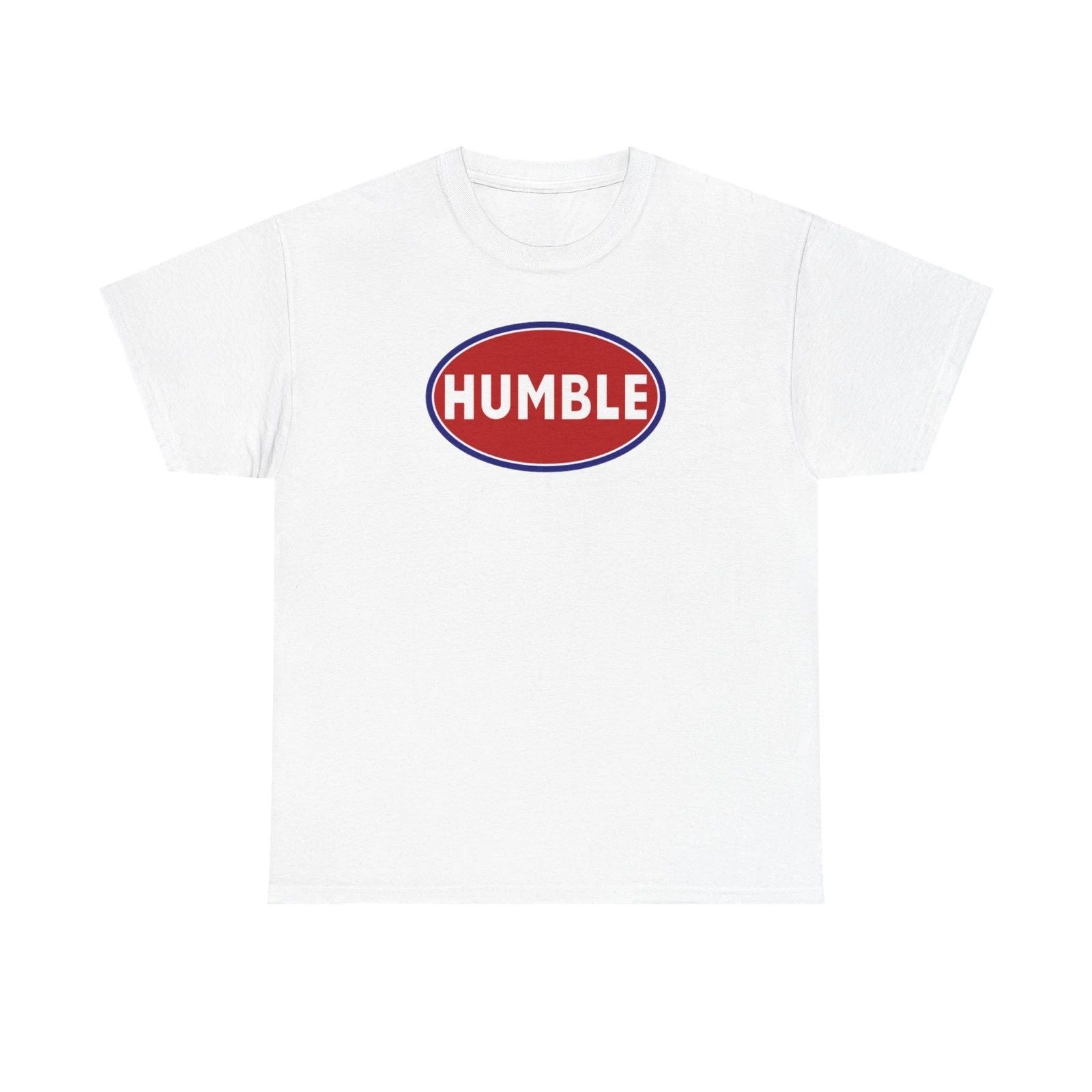 Vintage Oil Company & Gas Station Humble TX Enco Unisex Heavy Cotton T-Shirt -