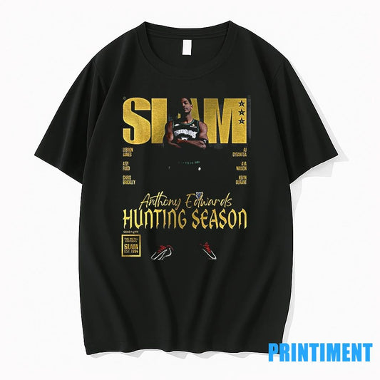 Slam Anthony Edwards Hunting Season Minnesota Timberwolves Nba Basketball Tshirts Sweater