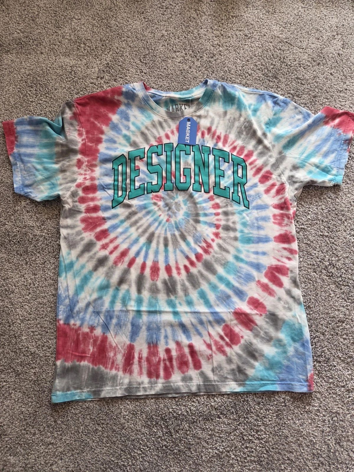 Market Studios Designer T Shirt-XXL-Tye Dye -New With Tags