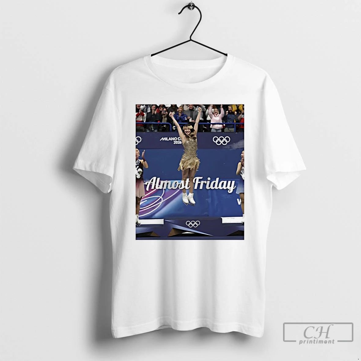Classic Alysa Liu Celebrating Gold Medal At The 2026 Winter Olympics Almost Friday T Shirts