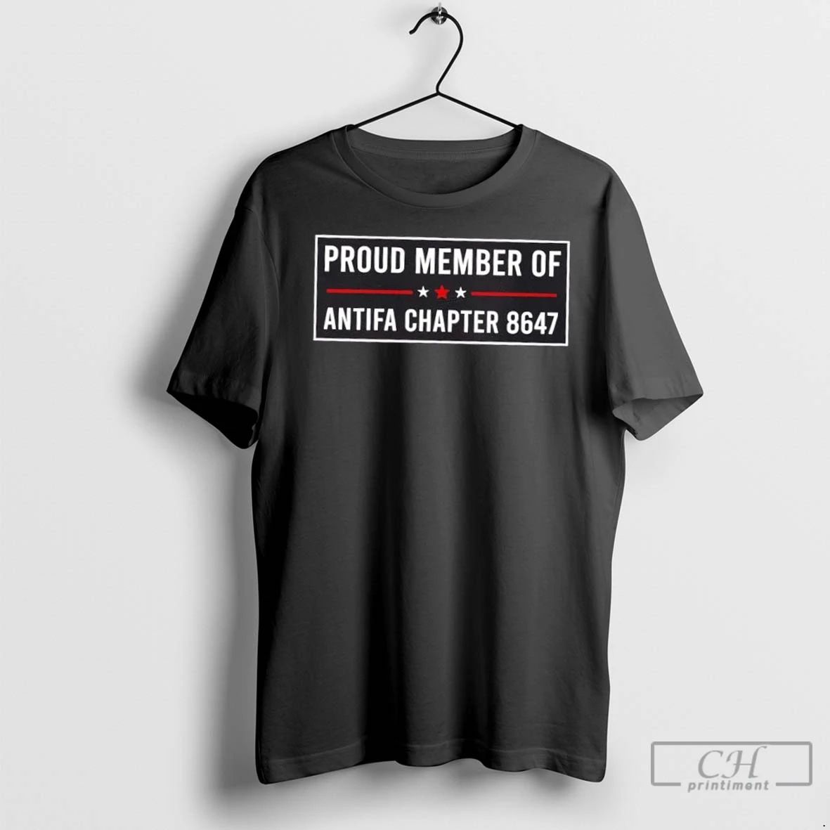 Premium Proud Member Of Antifa Chapter 8647 Stars