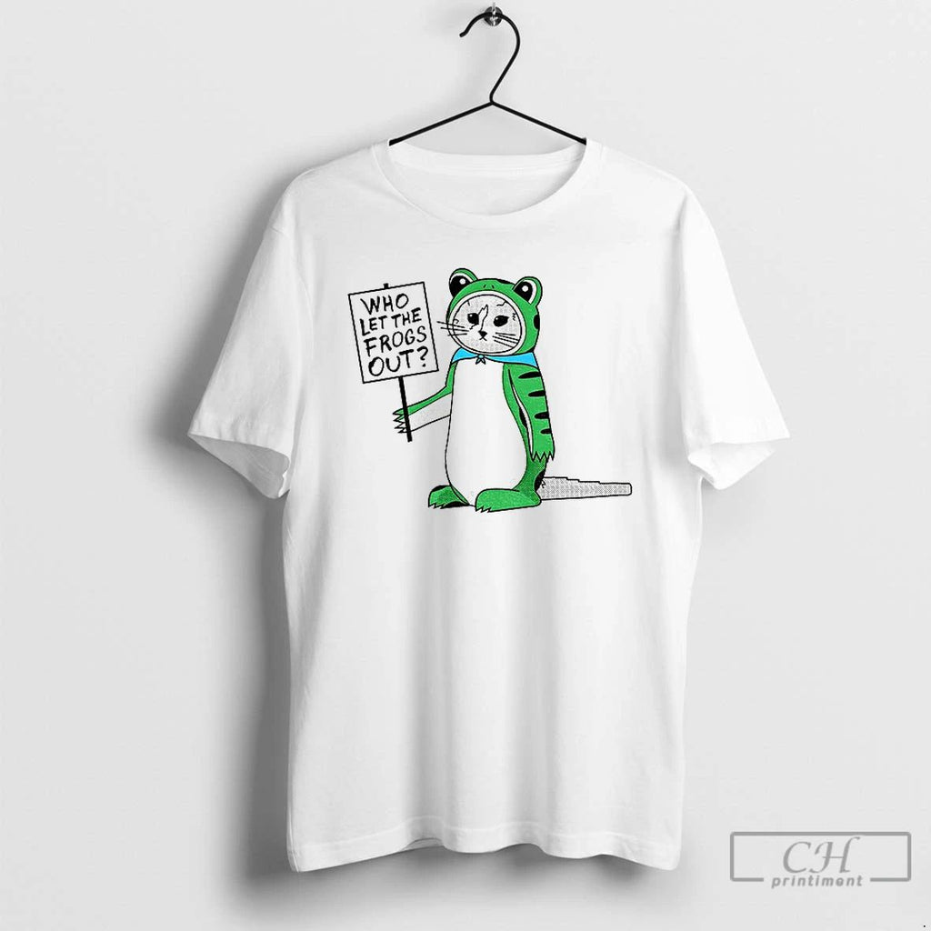 Classic Cat X Portland Frogs Who Let The Frogs Out T Shirts