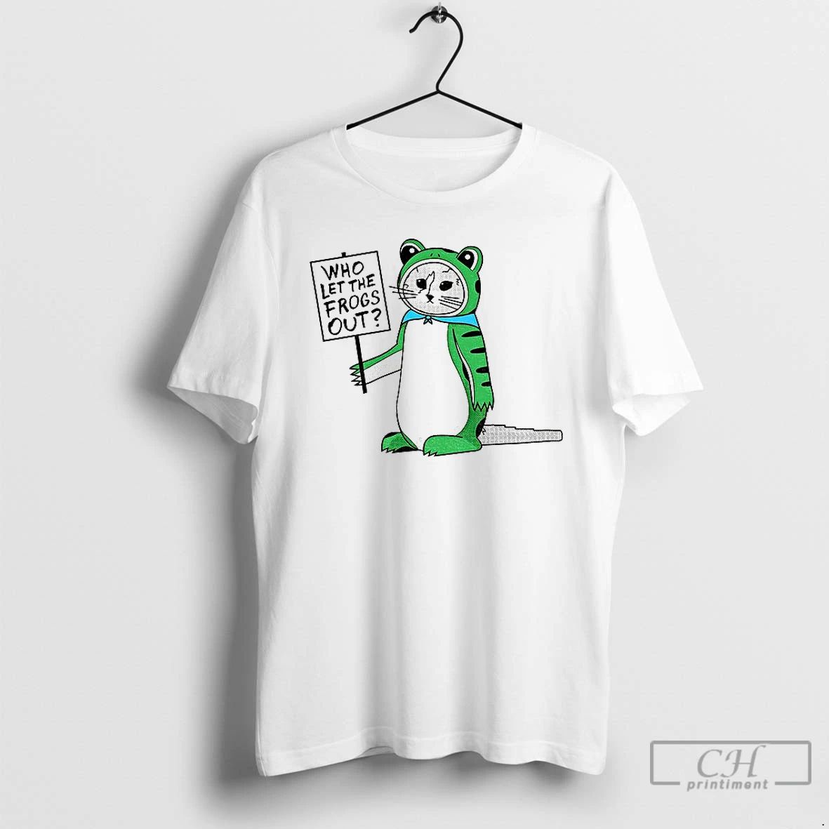 Classic Cat X Portland Frogs Who Let The Frogs Out T Shirts