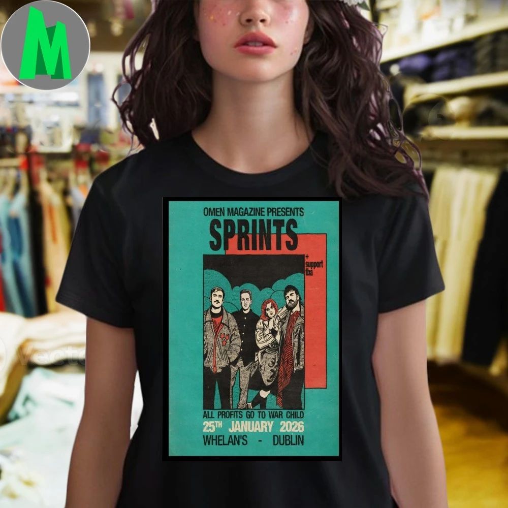 Sprints Whelan’s In Dublin Ireland January 25 2026 Poster T-Shirt