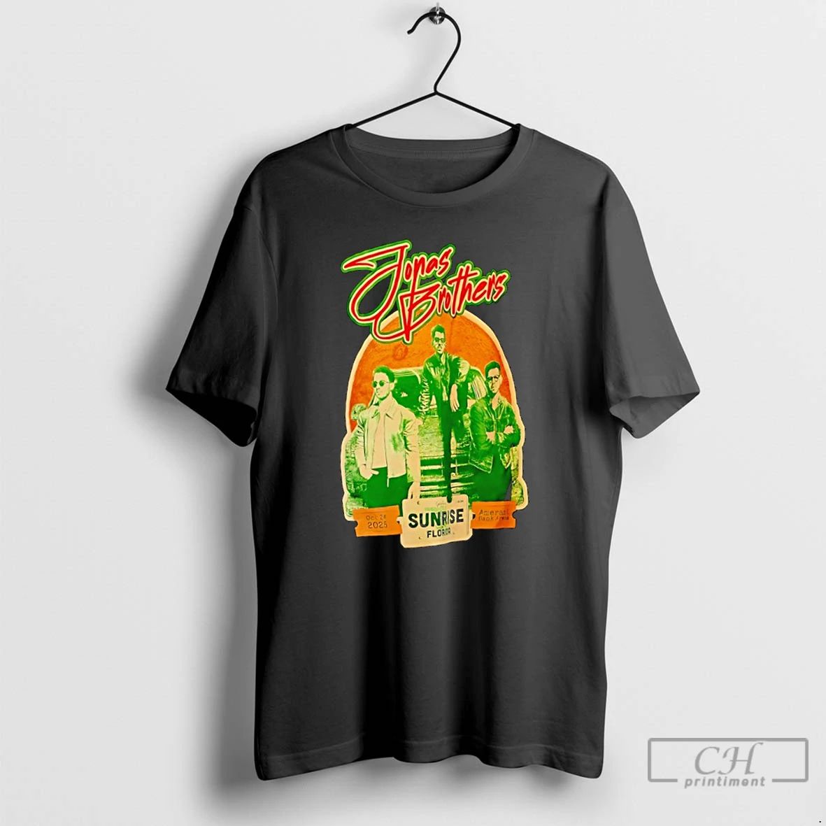 Classic Jonas Brothers Sunrise Oct 24th 2025 Amerant Bank Arena T Shirts