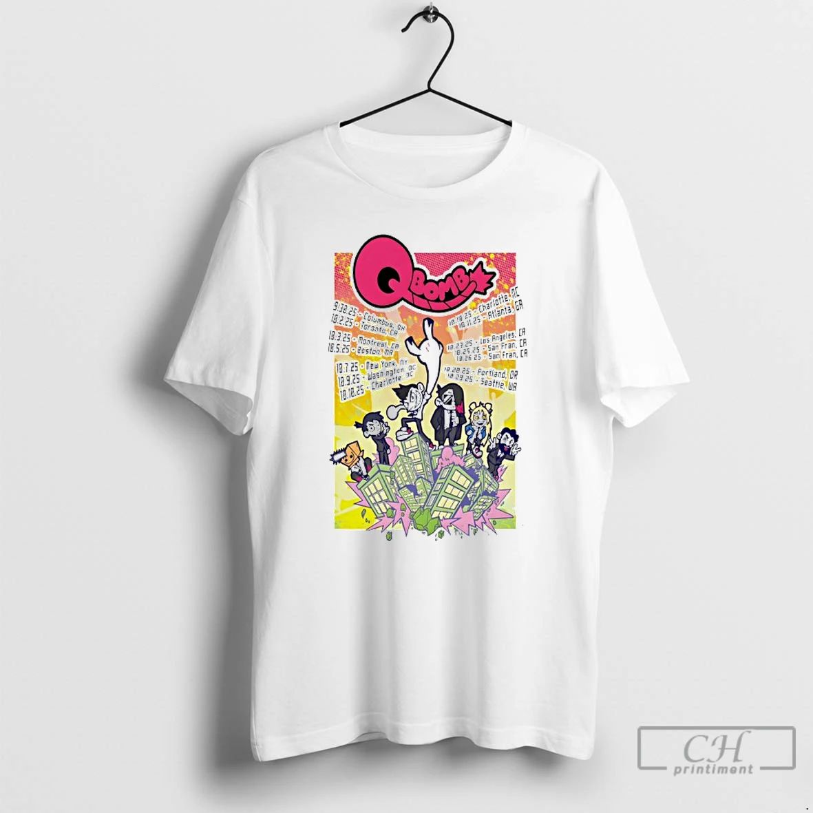 Premium Qbomb Tour 2025 Posters T Shirts
