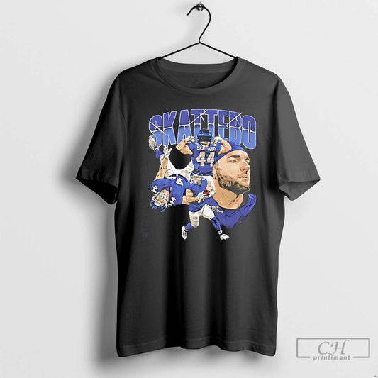 Classic Cam Skattebo New York Giants Player Collage Vintage T Shirts