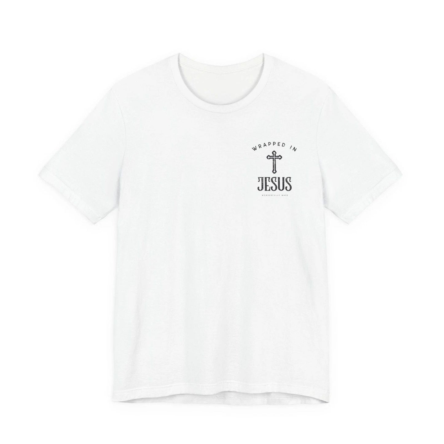Wrapped in Jesus Unisex Tee | Angel Cherub Graphic Shirt.