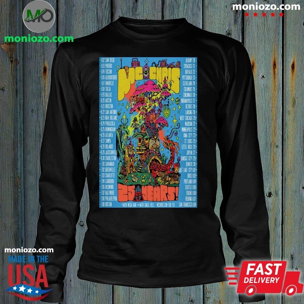 MC Chris Celebrates 25 Years National Tour Poster Shirt