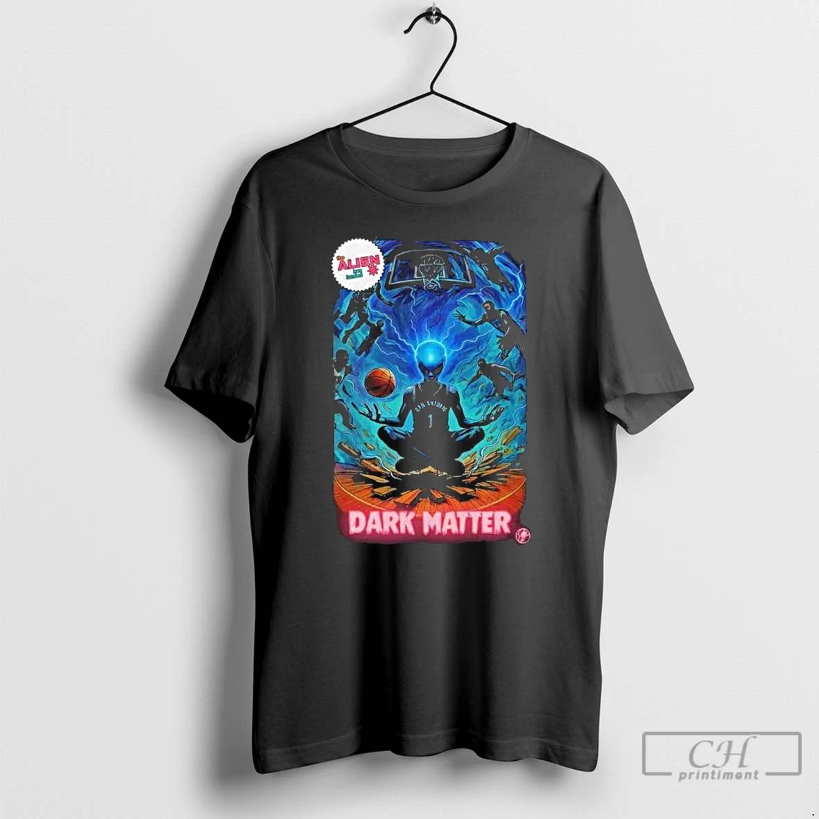 Premium Dark Matter Alien San Antonio Spurs T Shirts
