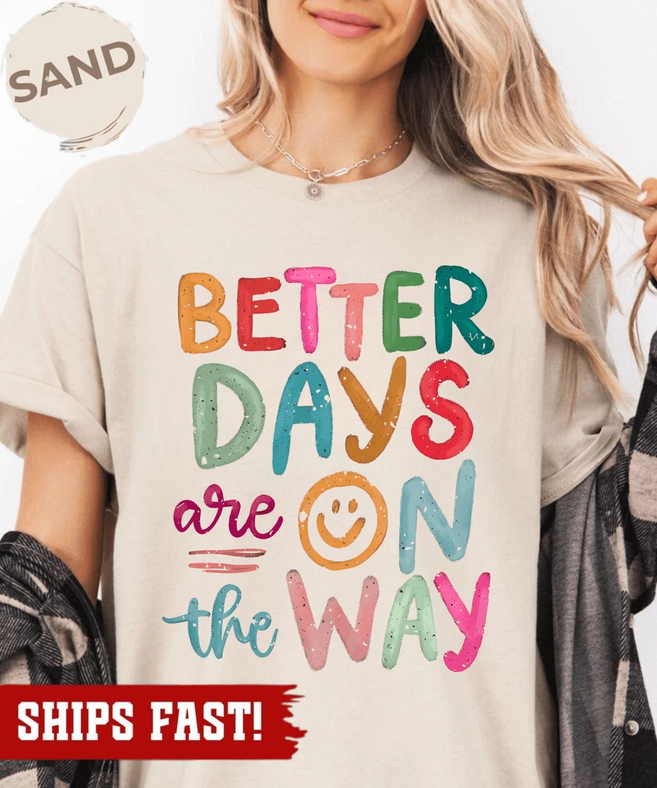 Better Days Are On The Way T-Shirt, Retro Boho Hippie Shirt, Mental Health Shirt