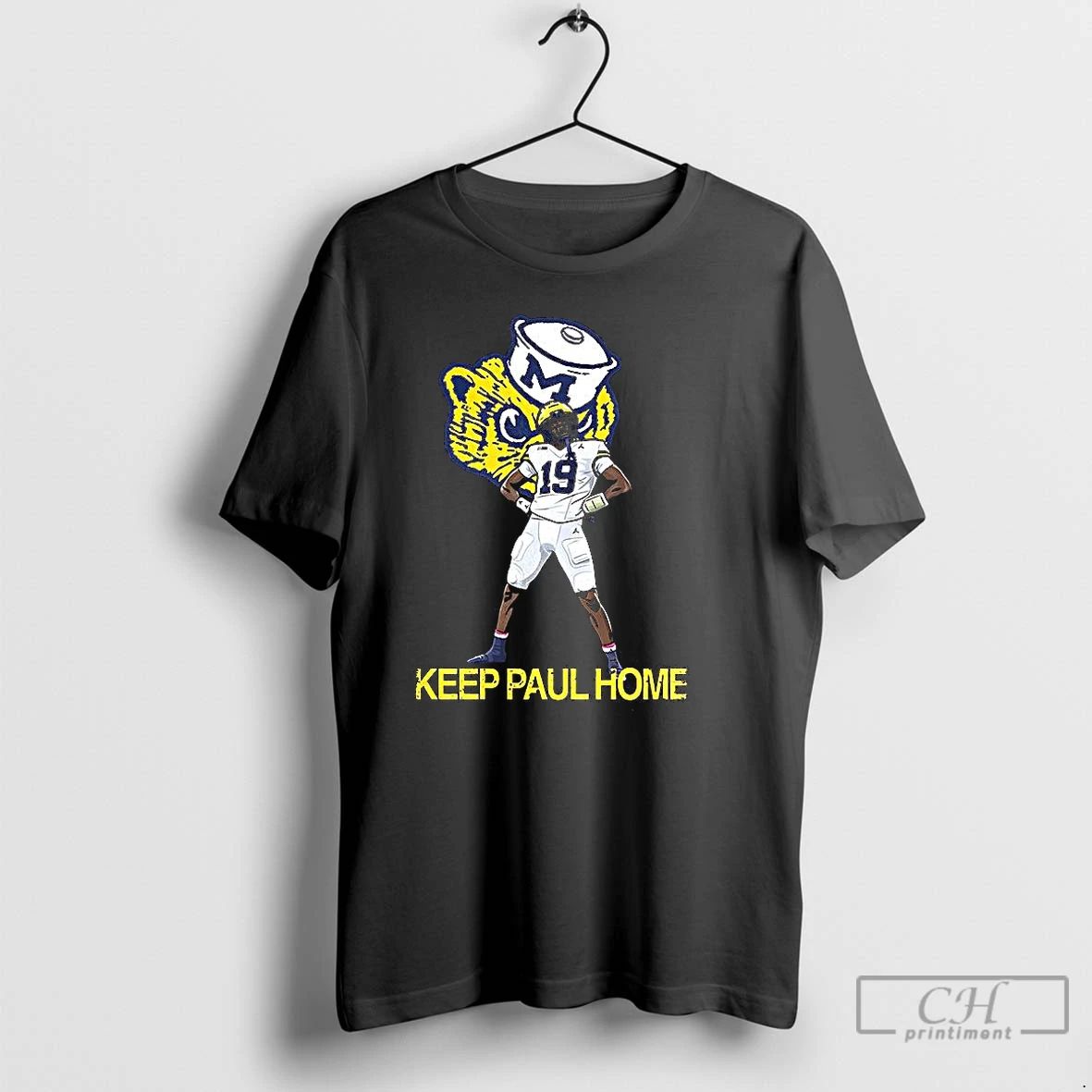 Classic Michigan Wolverine Football Keep Paul Home Paul Bunyan Trophy T Shirts