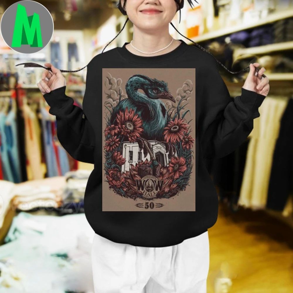 Original WOW Hall Celebrating 50 Years Eugene Oregon 2025 Poster Shirt
