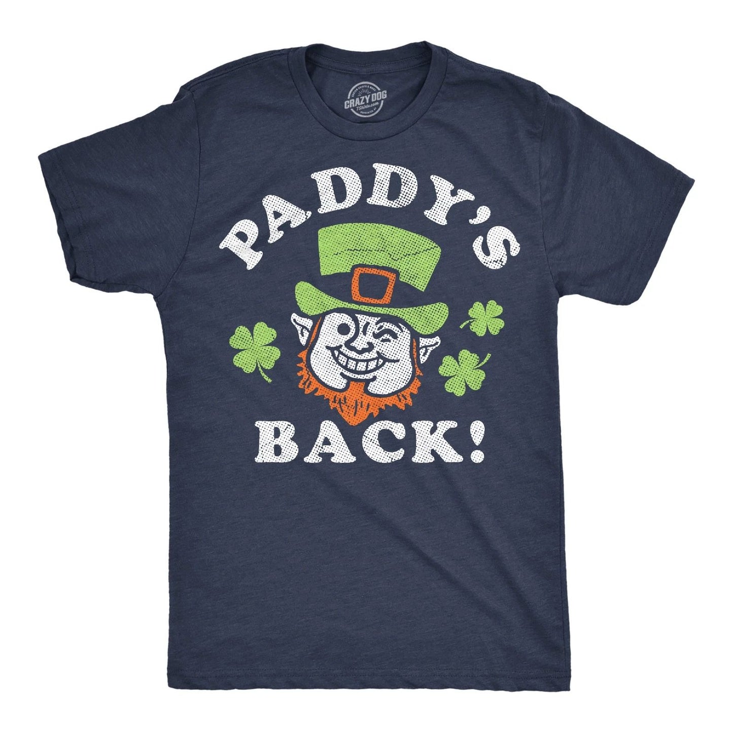 Mens Funny T Shirts Paddys Back Sarcastic St Patricks Day Tee For Men