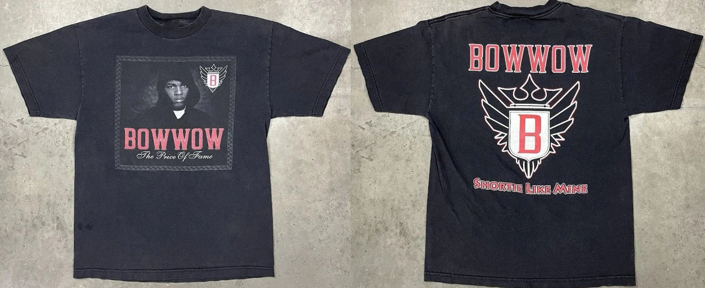 New Shirt /Bow Wow Shortie Like Mine Graphic Rap-double side shirt