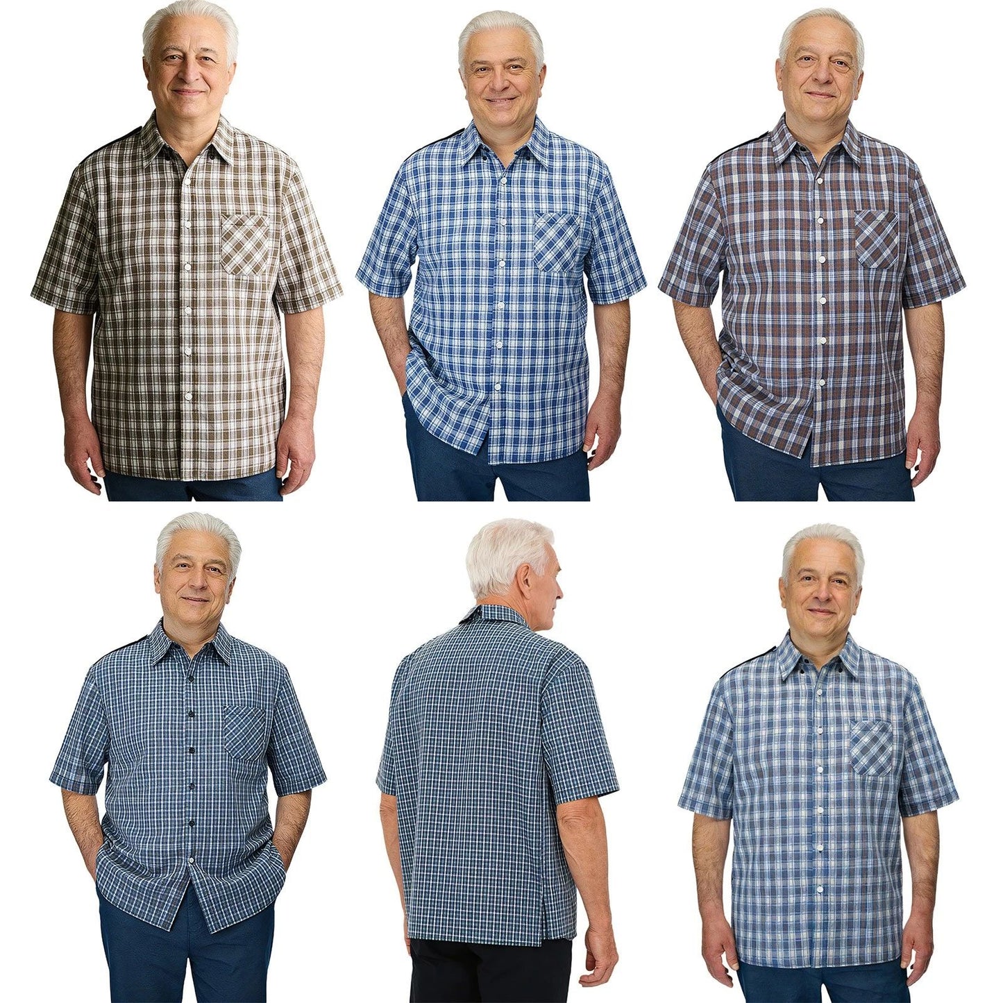Men's T-Shirt Need Undershirts Adaptive Tank Top Turn-Down Shirts Daily Wear