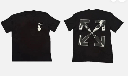 Black Off White Tee  Limited Edition High Quality Streetwear T-Shirt