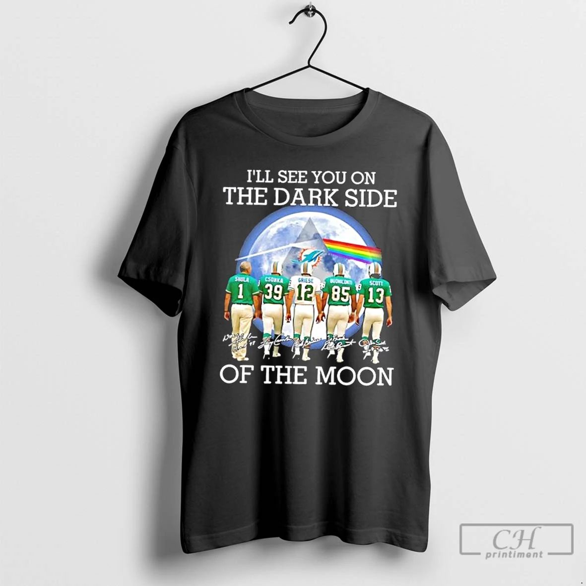 Classic Miami Dolphins Don Shula And Legends Ill See You On The Dark Side Of