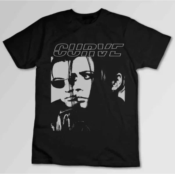 Curve t-shirt shoegaze,Unisex tee Gift Tshirt Unisex, Size S - 5XL