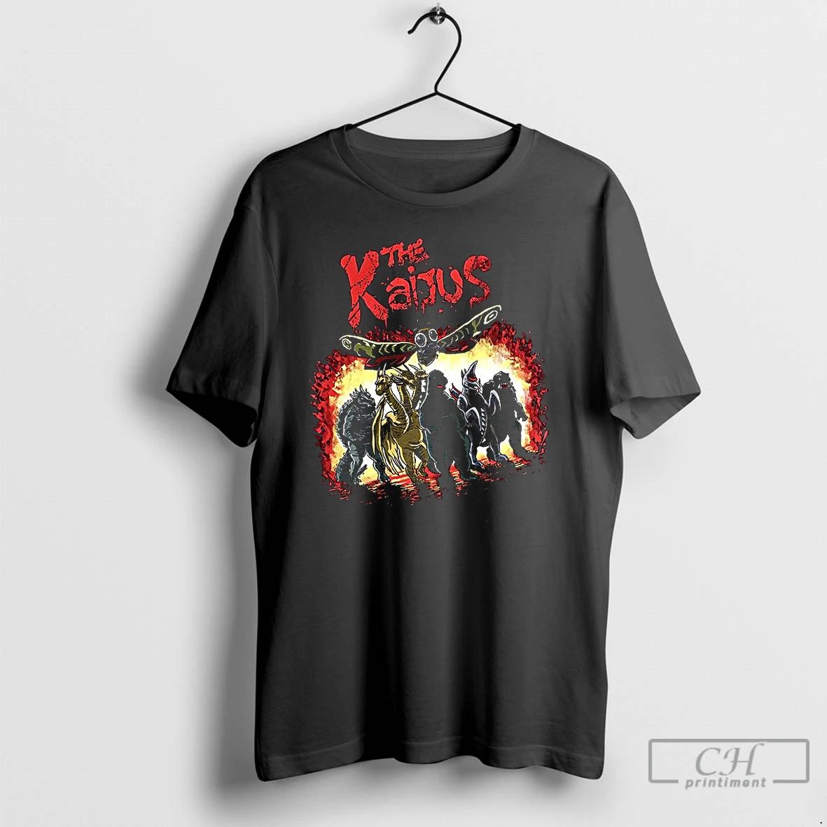 Classic The Kaijus Godzilla King Ghidorah Mothra Cartoon T Shirts