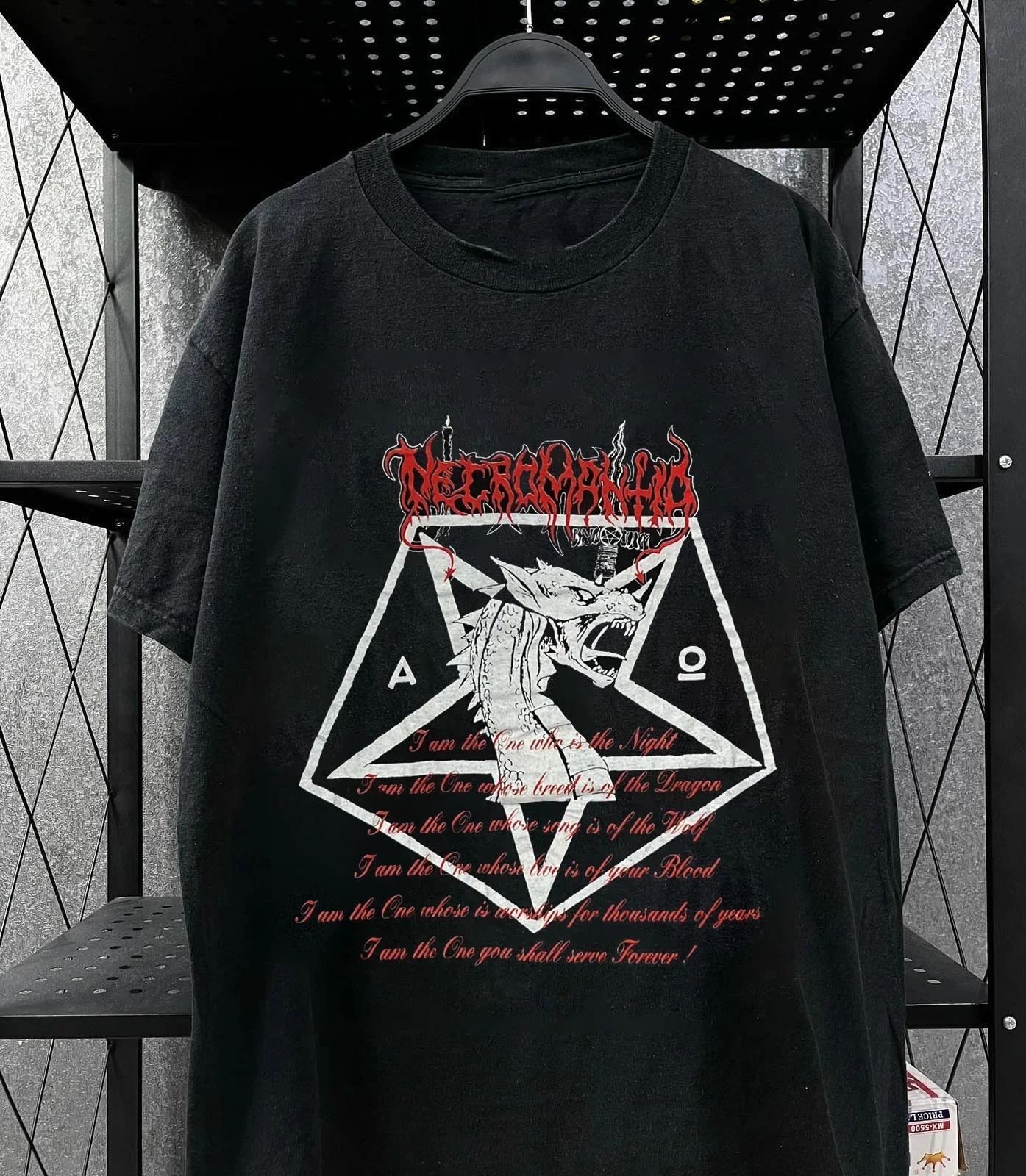 Vintage Necromantia "Crossing The Fiery Path" Osmose T-Shirt S-5XL Reprint