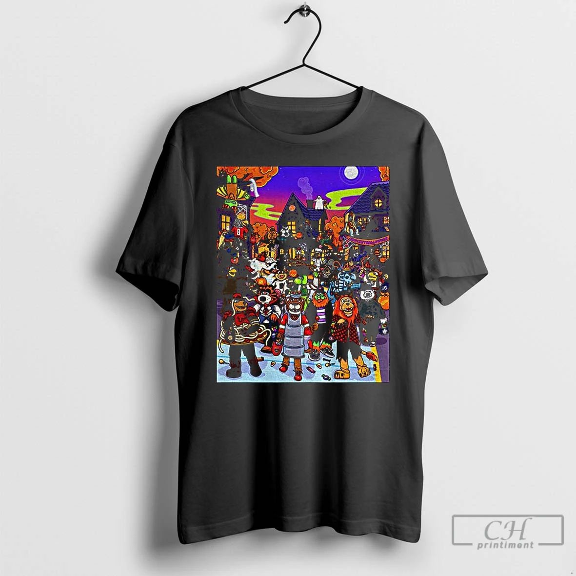 Classic Mascot Mayhem Hockey Halloween T Shirts