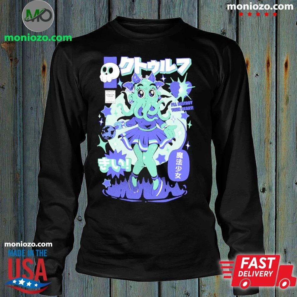 Original Girl Cthulhu I’ll Destroy Your Heat Shirt