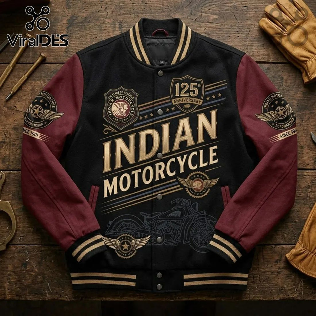Indian Motorcycle 125th Anniversary Baseball Jacket