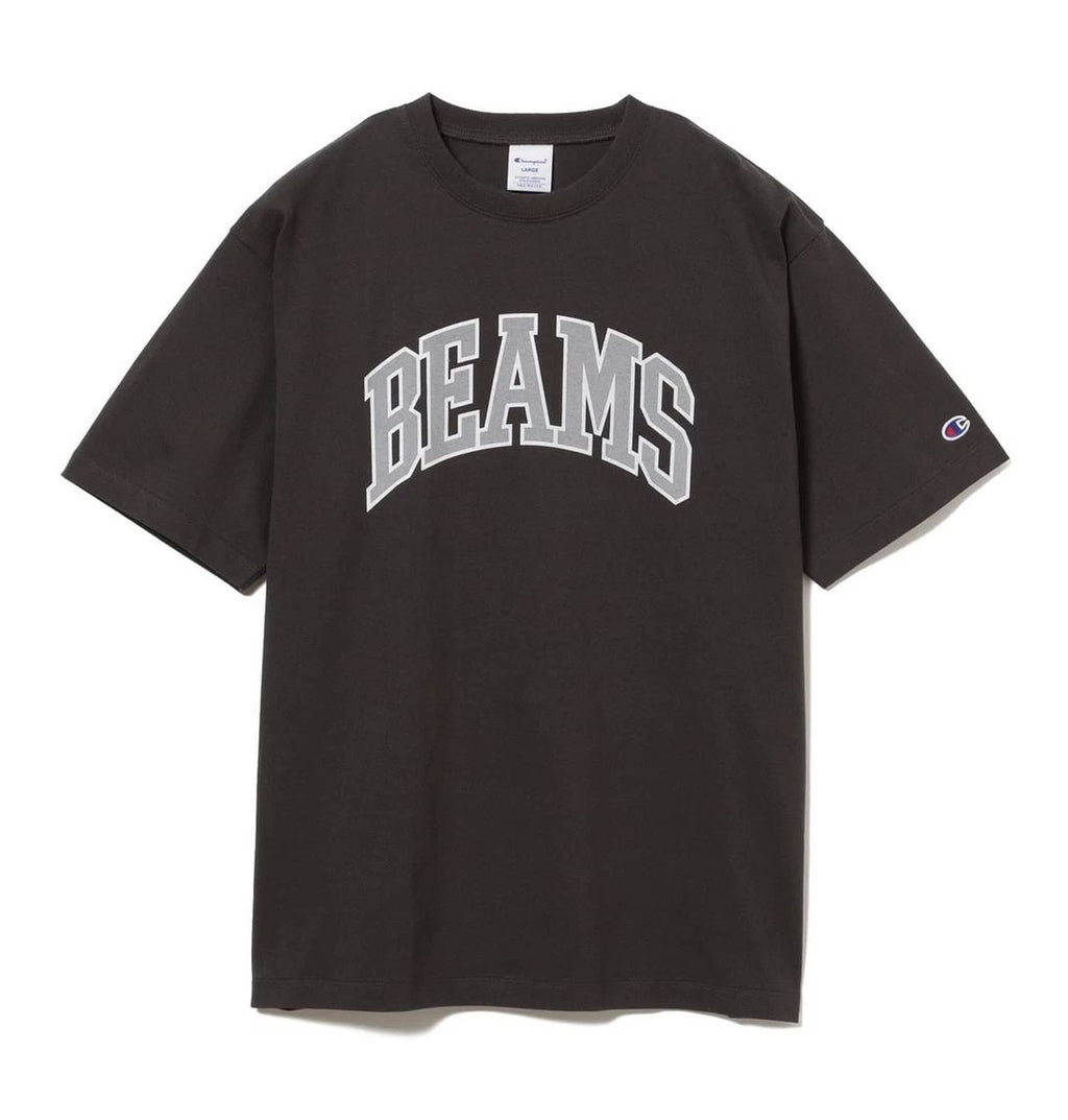 Champion x BEAMS Logo T-Shirt Men's  Black Tokyo Streetwear Japan Limited - XL