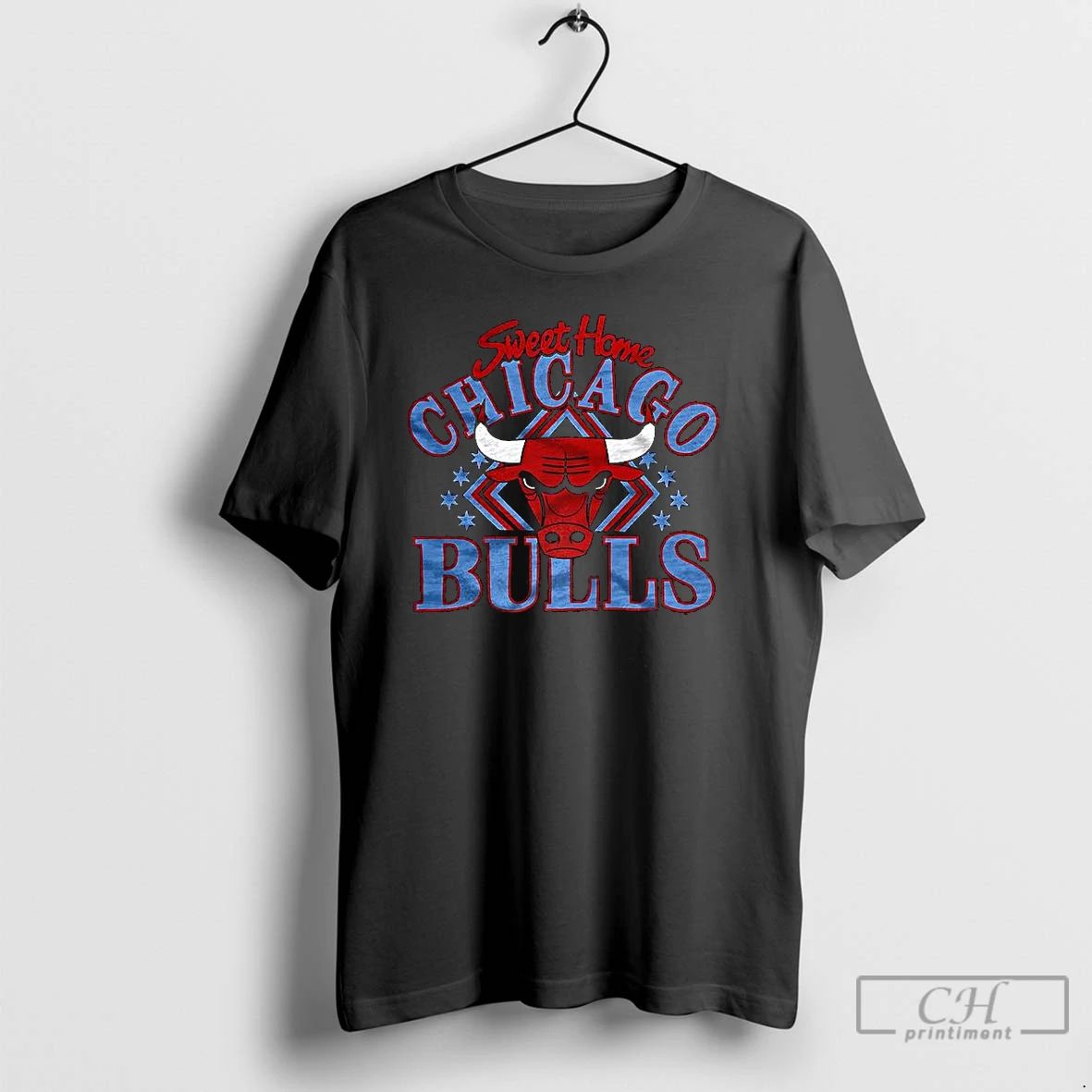 Premium Chicago Bulls Basketball Sweet Home 2025 Logo T Shirts