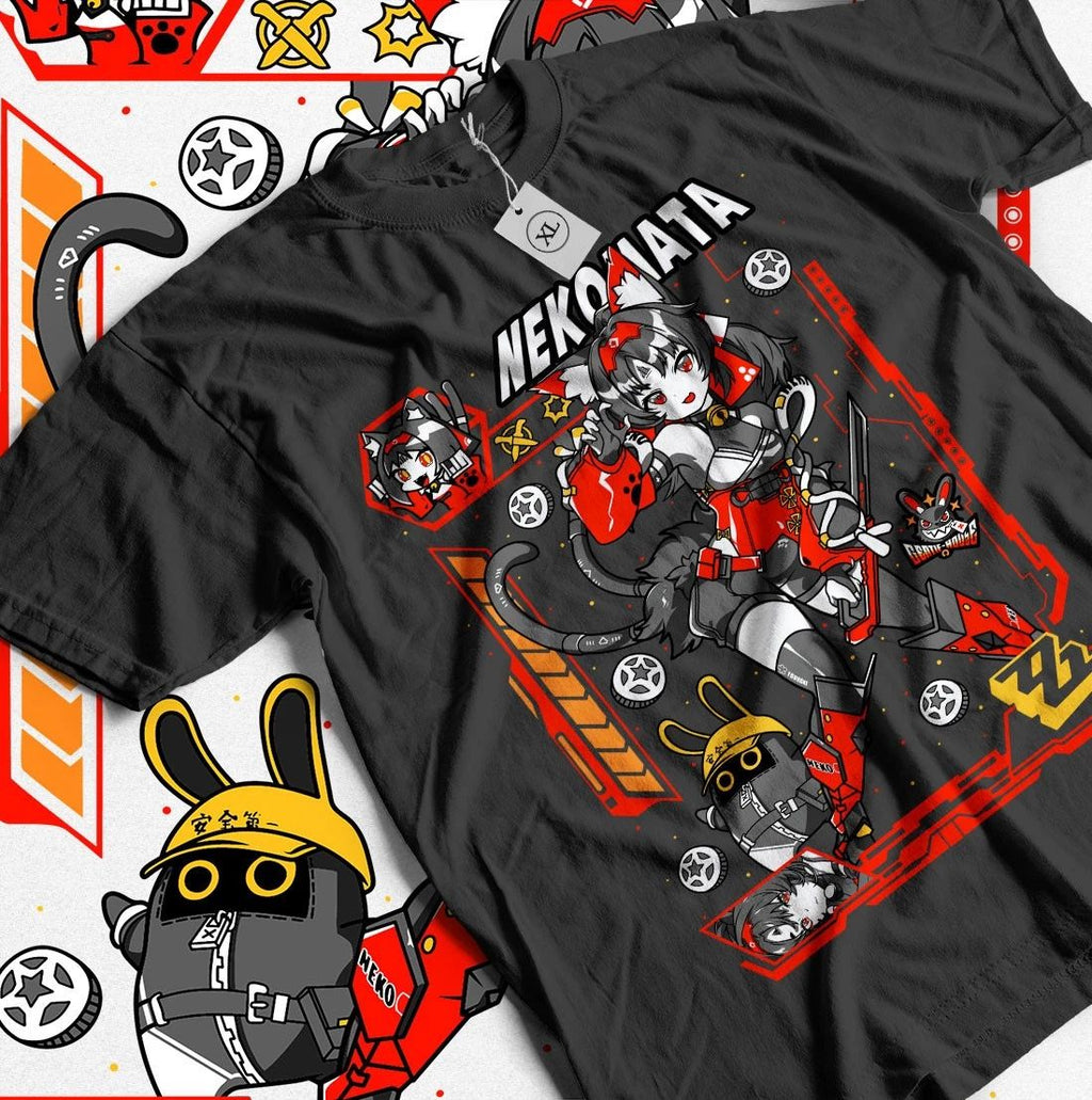 Nekomata zzz shirt Zenless Zone Zero Japanaise Anime Gift Shirt All Size