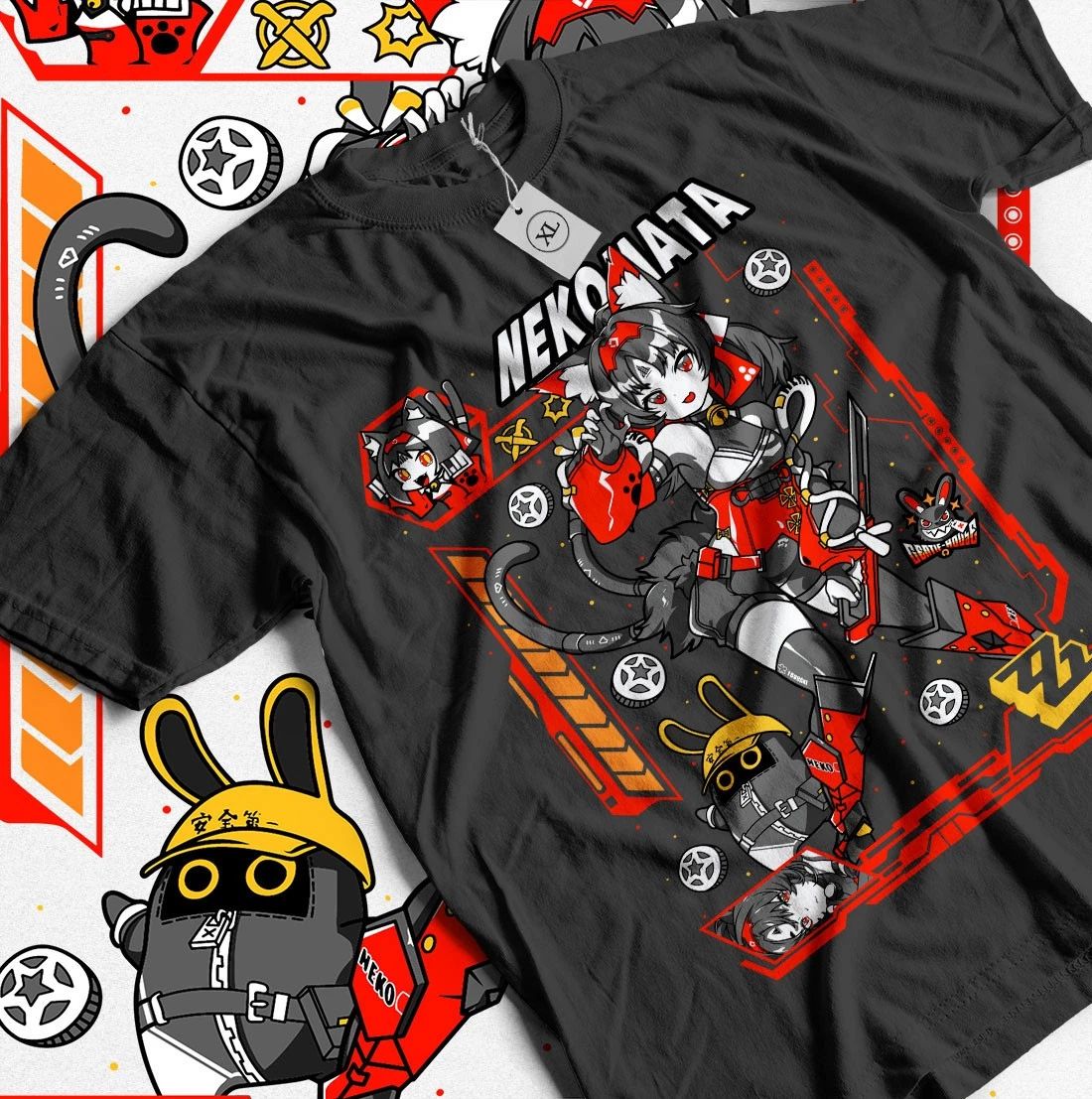 Nekomata zzz shirt Zenless Zone Zero Japanaise Anime Gift Shirt All Size