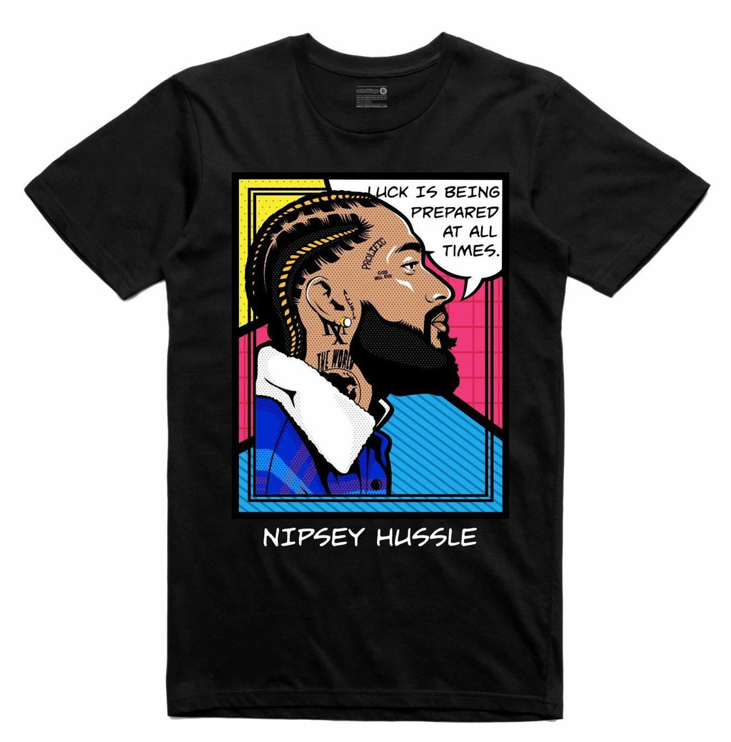 NEW Streetwear on Demand RAP GOAT LUCK PREPARED BLACK Tee Shirt SM-3XL MADE USA