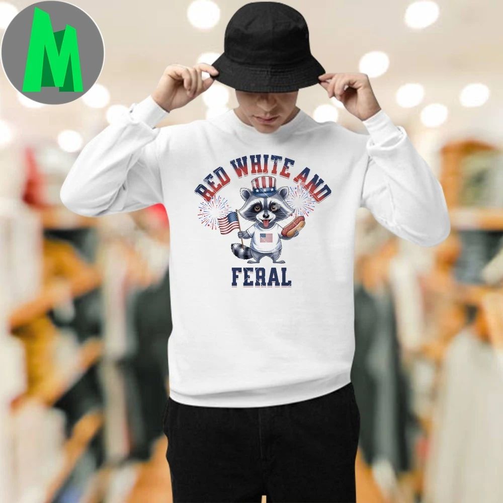 Funny Raccoon 4th Of July Patriotic Cute Shirt
